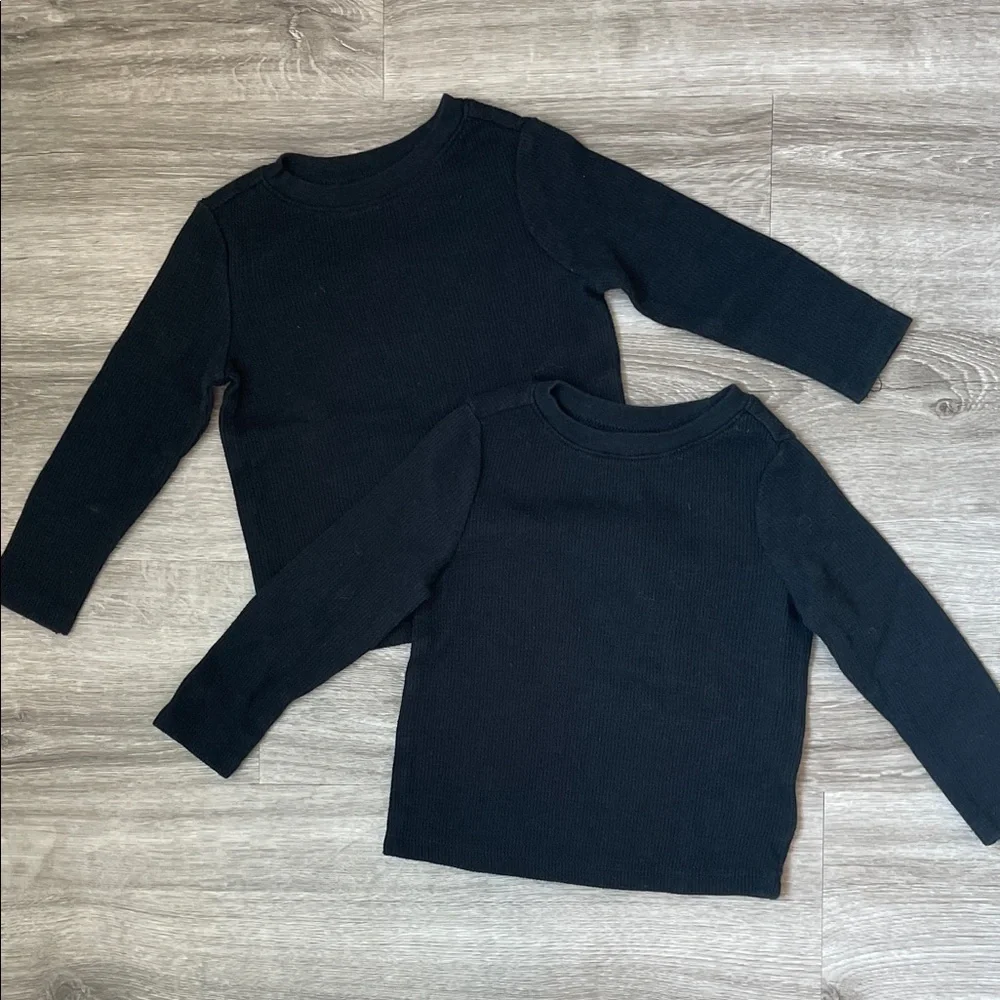 Old Navy toddler boys black long sleeve tops